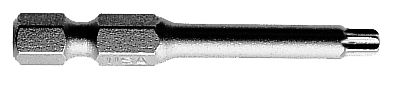 Sternhandstück TORX T-9 Schaft 1/4" E6,3 L 49 mm