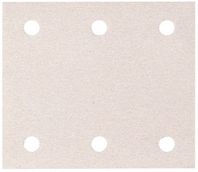 Schleifpapier K- 40 / 102x114 mm - Packung: 10 Stück (Lochanzahl-6, Klettverschluss, auch für Lacke und Farben) - MAKITA P-35807