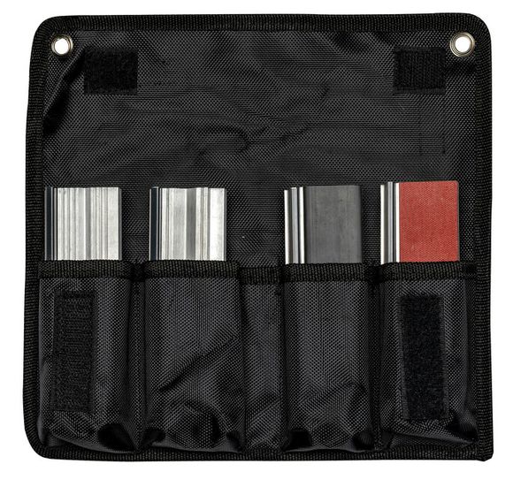 Schutzbacken 100 mm - 4-teiliges Set: N, P, F, G mit Magnet für Schraubstock