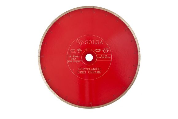 Diamanttrennscheibe D 180mm für harte Keramik Nassschnitt für Tischfräser f. rot