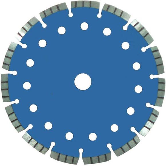 Diamanttrennscheibe D 230mm universeller Trockenschnitt für Handwerkzeuge f. blau SUPER-PROFI