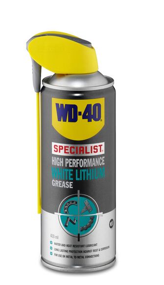 WD-40-Spray mit weißem Lithiummetall zu Metall 400 ml